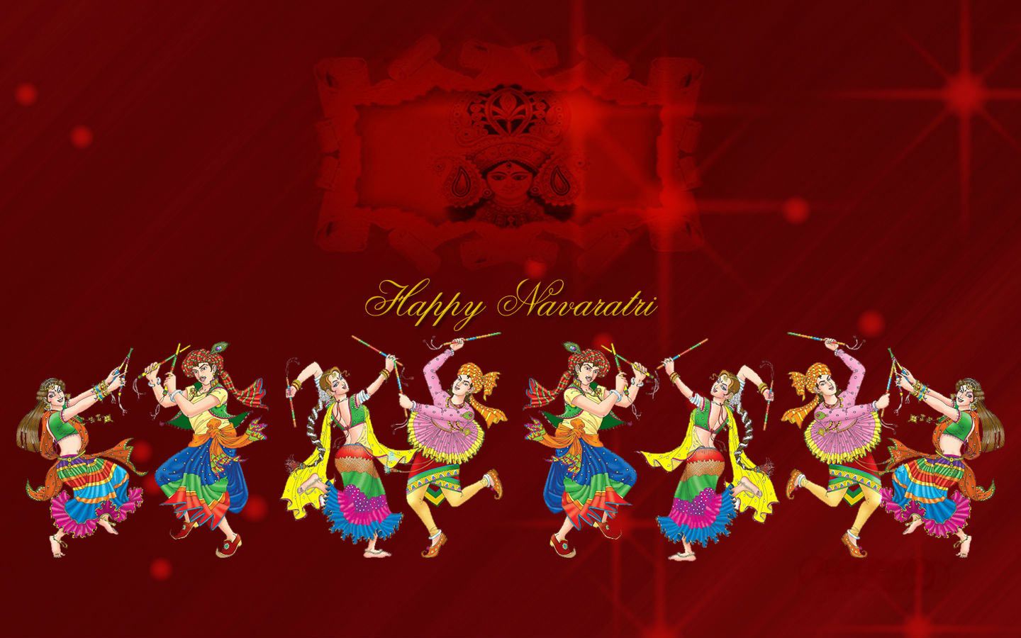 Happy Navratri Wallpaper HD Wallpaper & Background Download