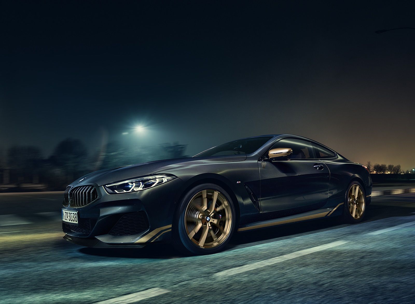 BMW 8 Series Golden Thunder Edition Wallpaper (HD Image)