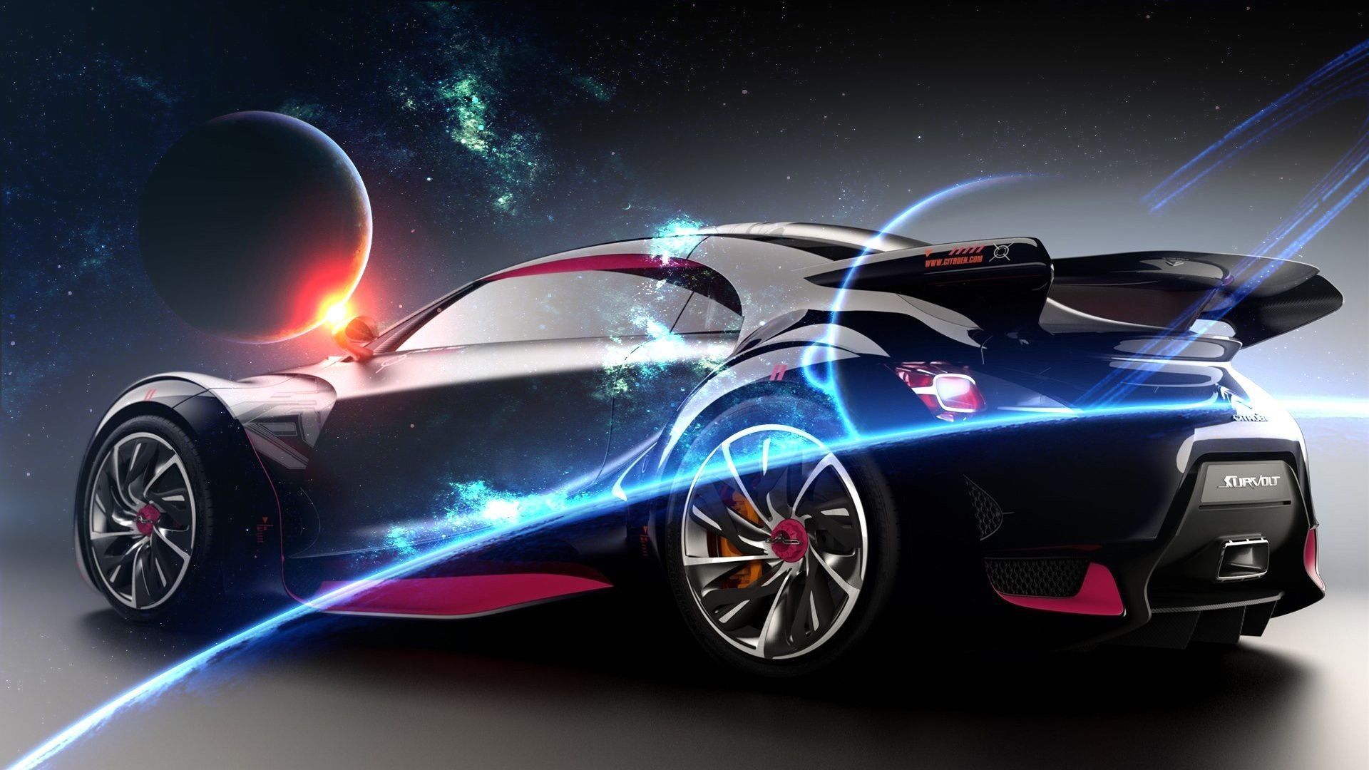 Abstract Car Wallpaper: Image