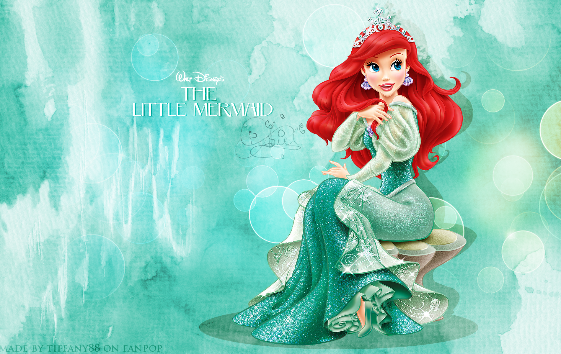 Ariel Little Mermaid ariel bubbles deep disney linguado little  mermaid HD phone wallpaper  Peakpx