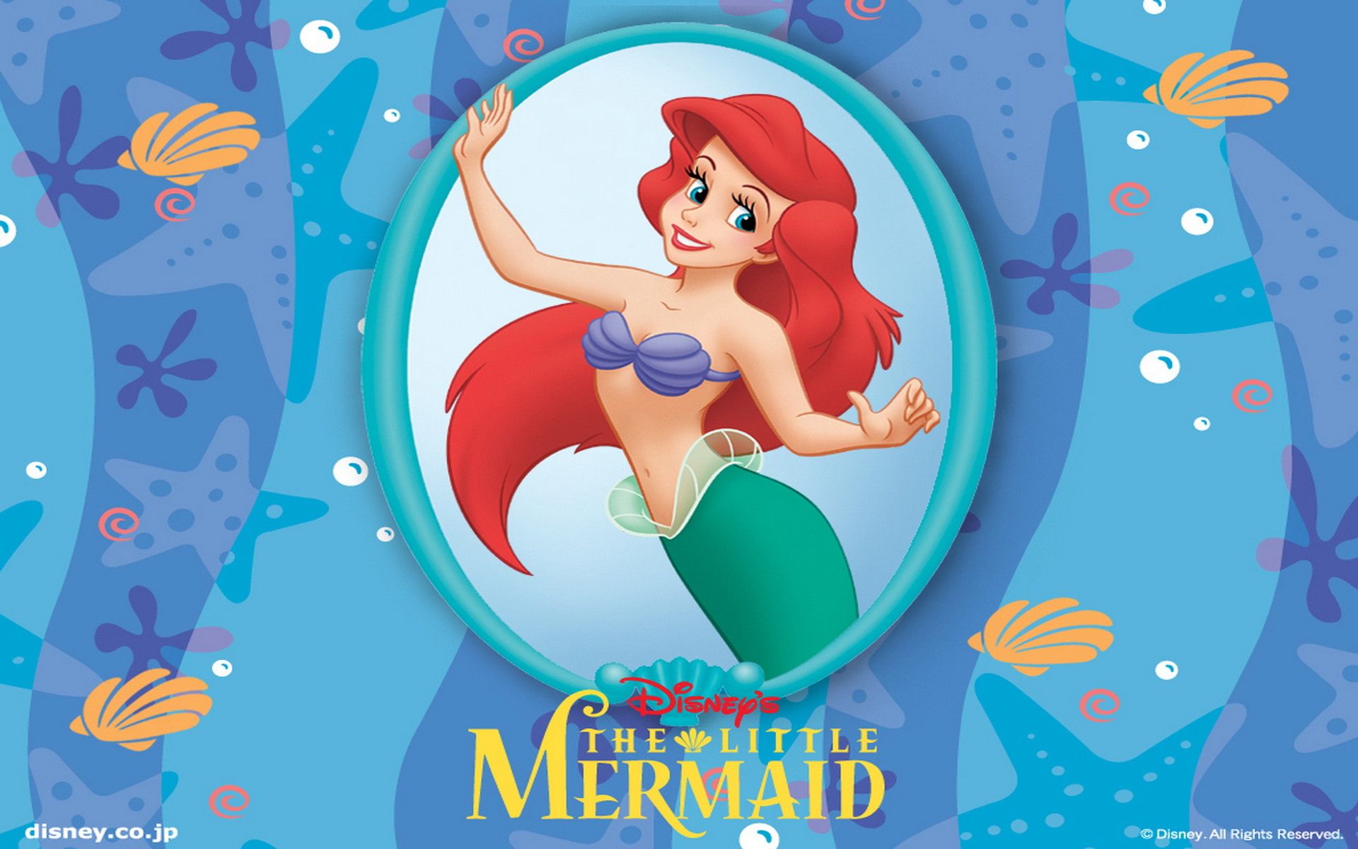 Ariel Mermaid Wallpaper Disney Princess