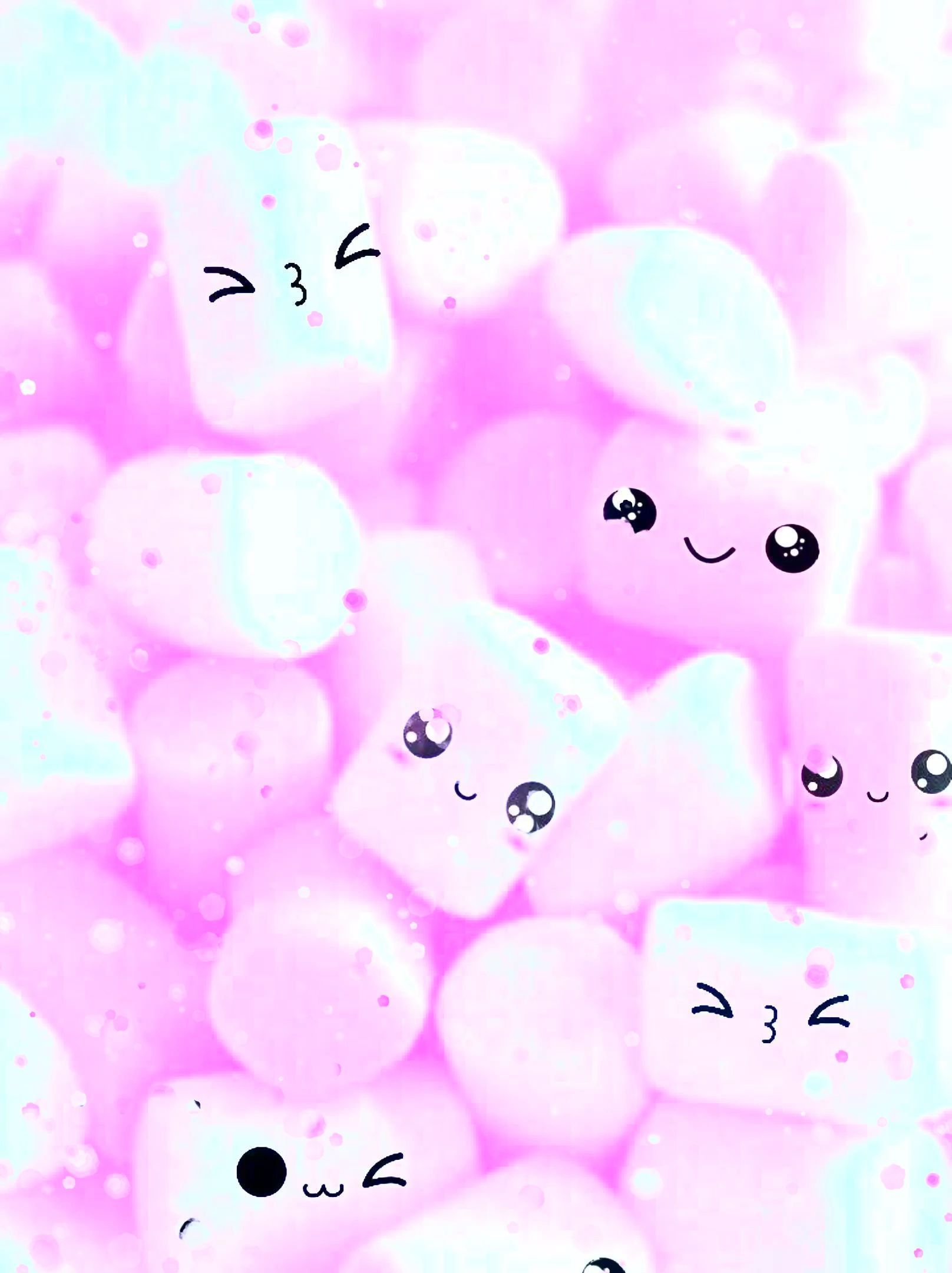 Nette #cutemarshmallows Kunstdesign niedlicher Marshmallow. Cute marshmallows, Wallpaper iphone cute, Download cute wallpaper