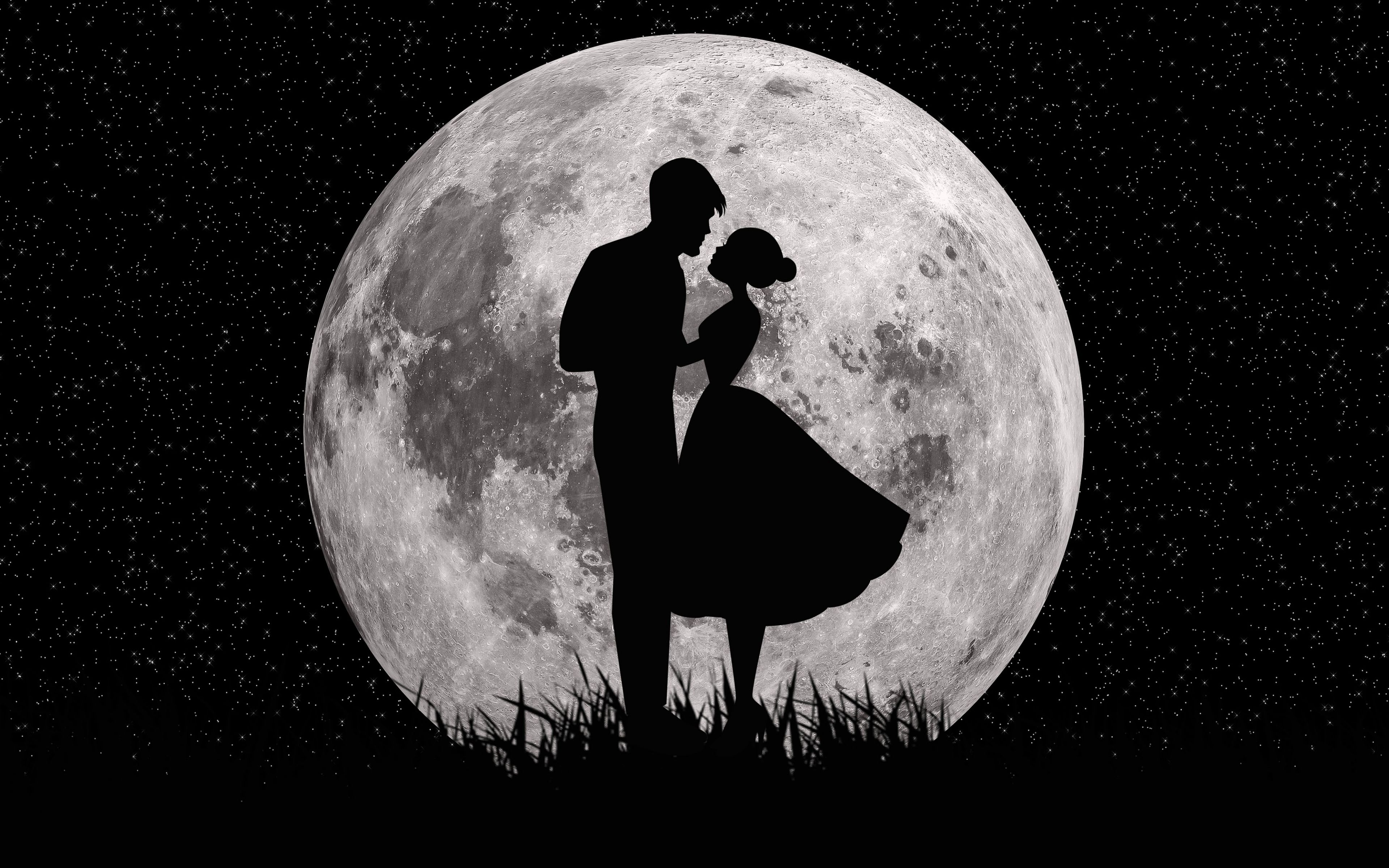 Moon Love Wallpapers Wallpaper Cave