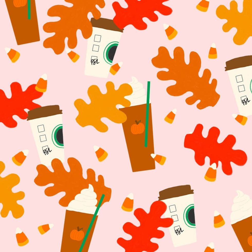 Fall* In Love With This Free PSL Themed Desktop Wallpaper + Co