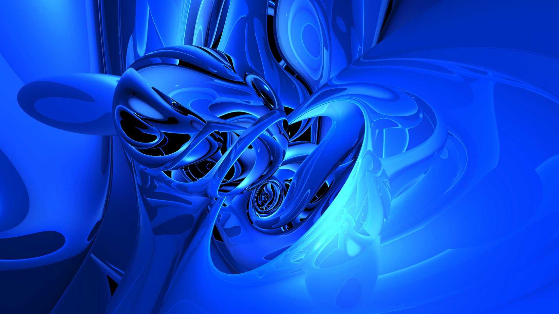 Blue colour HD wallpaper 3D