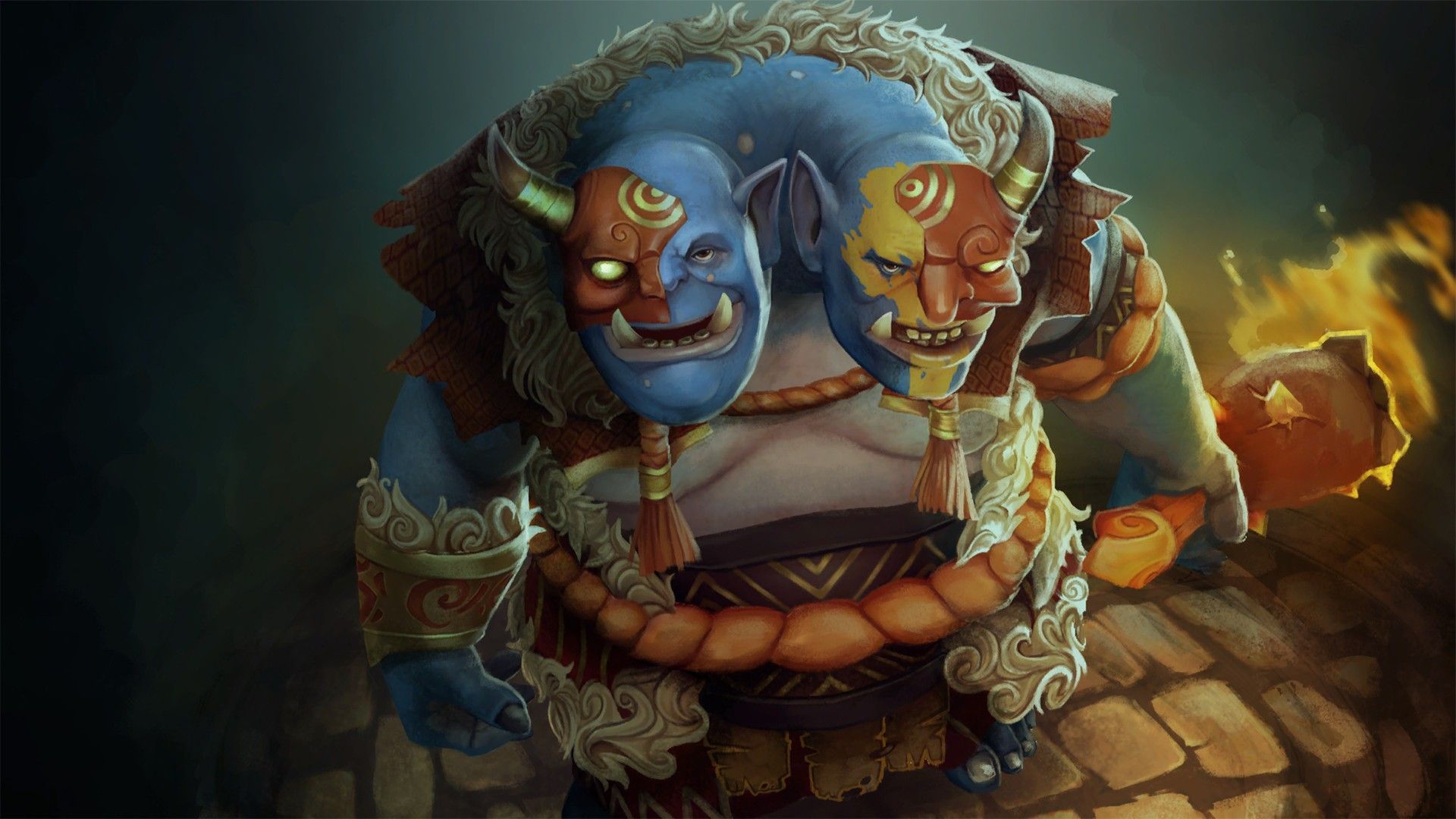 Ogre Magi Wallpaper. Ogre, Dota 2 Wallpaper, Dota 2