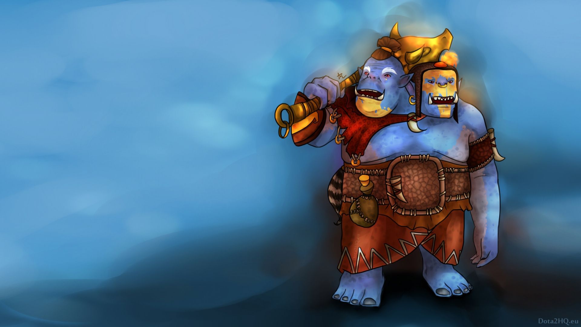 Elegant ogre magi dota 2 art 85 HD Anime Wallpaper « Kuff Games. HD anime wallpaper, Anime wallpaper, Ogre