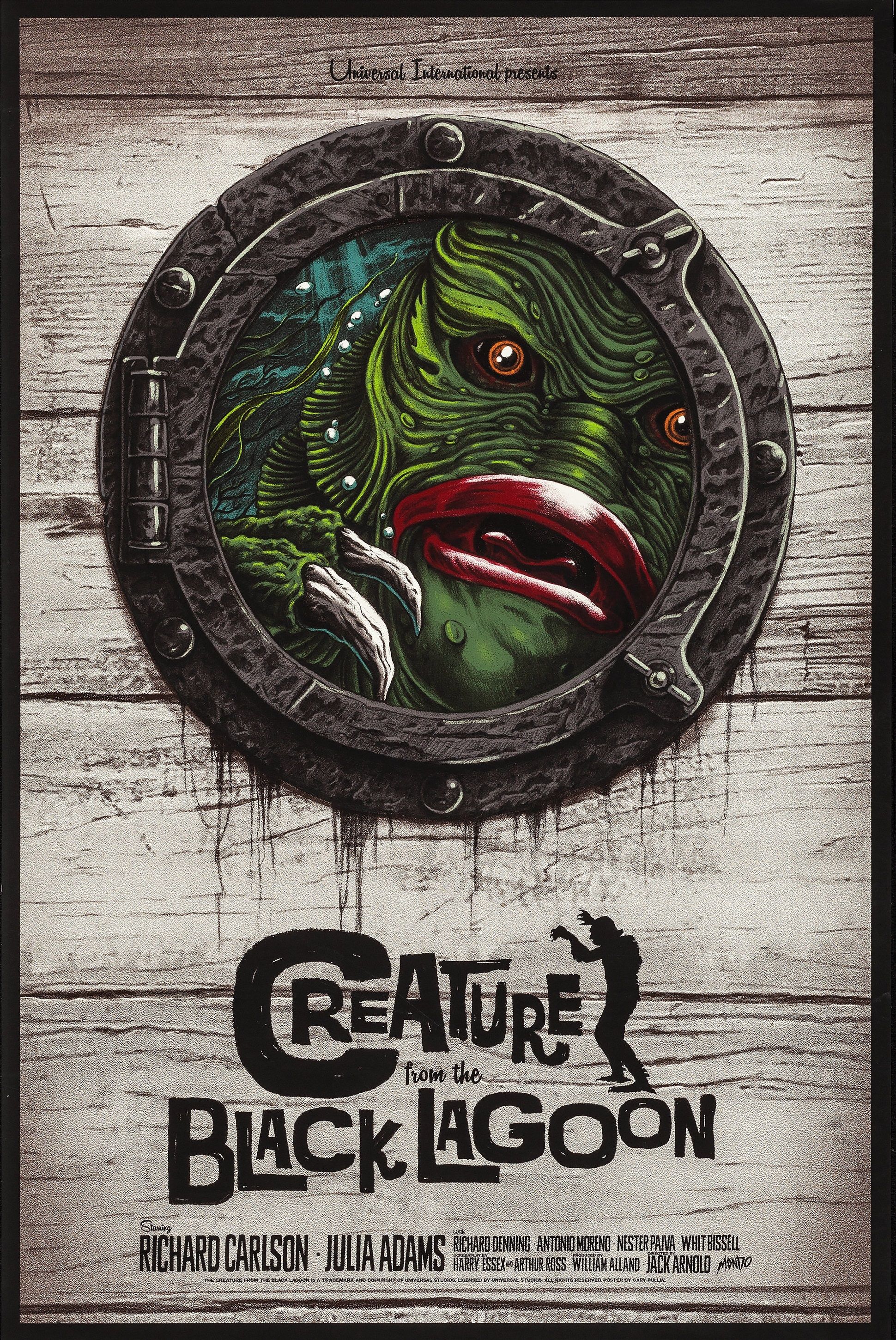 Creature from the Black Lagoon (1954) [1940x2900] 2018 limited edition poster