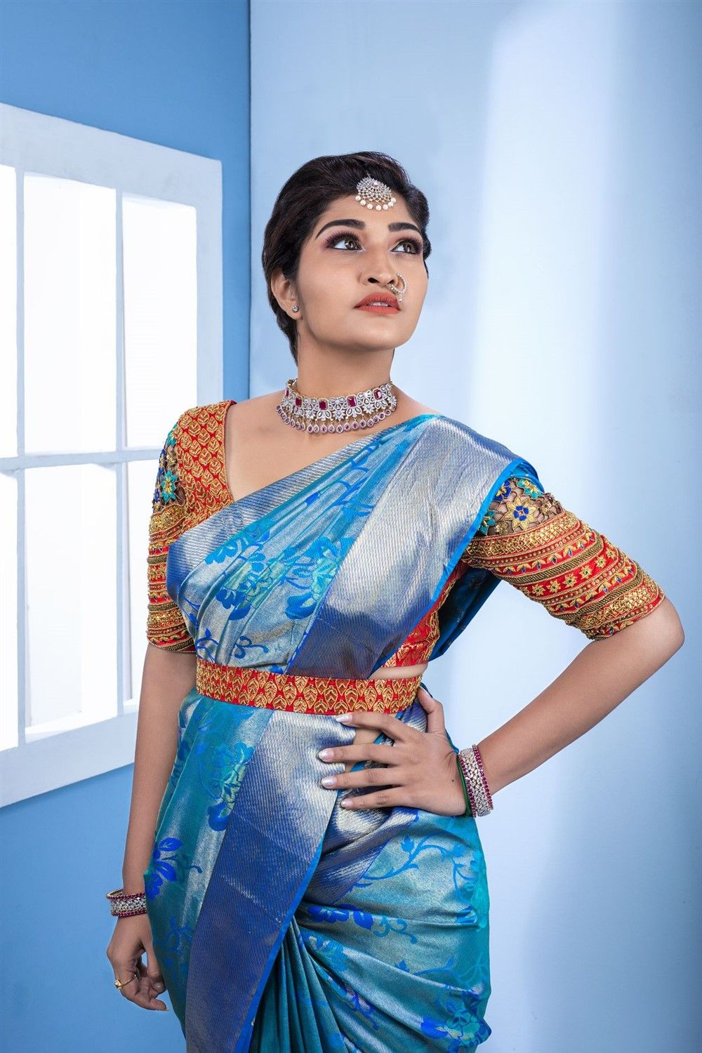 Actress Neelima Rani Saree Photos.