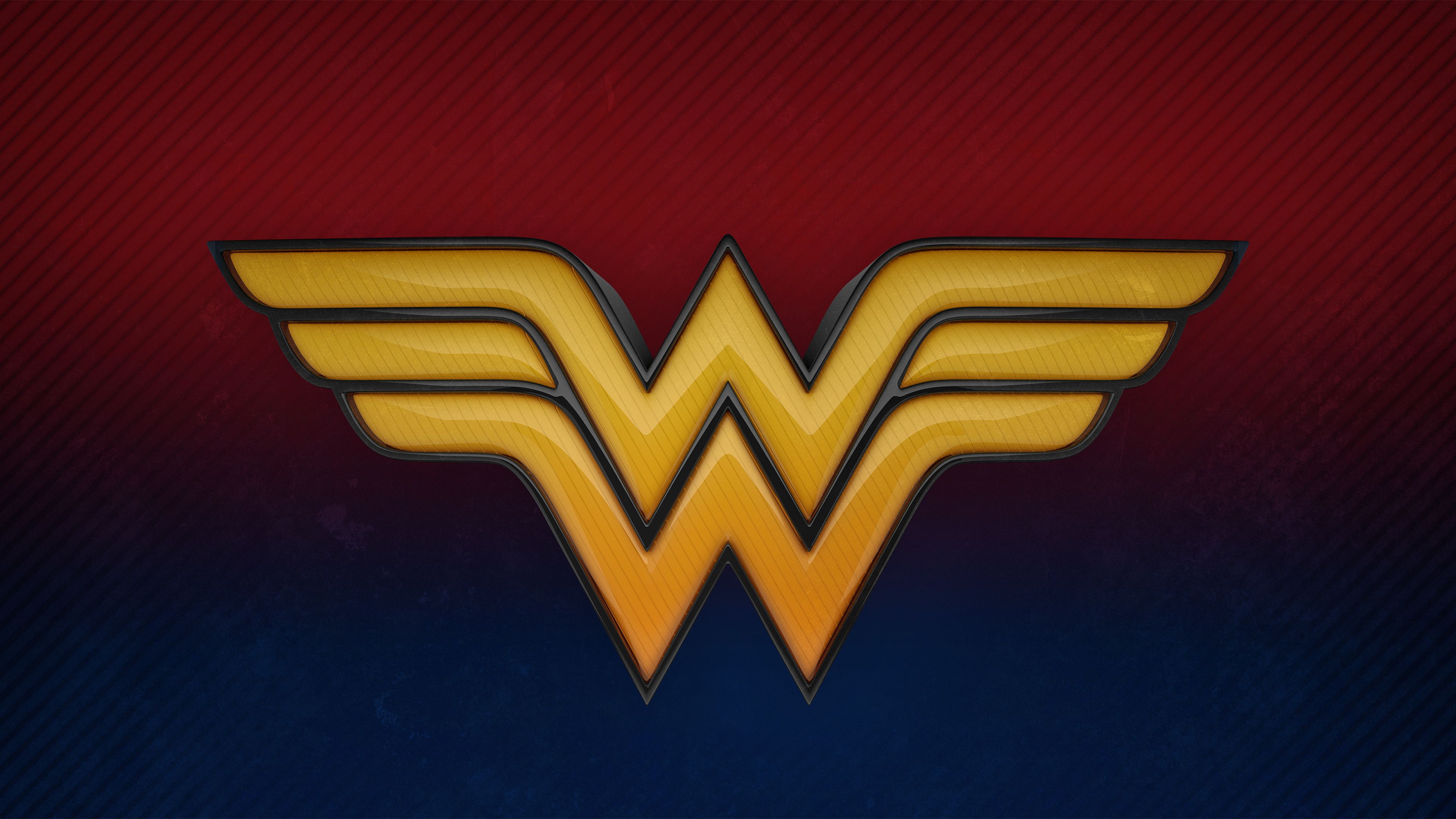 Wonder Woman 3D Logo 4k Wonder Woman Wallpaper, Superheroes Wallpaper, Logo Wallpaper, Hd Wallpaper, 4k Wallpapd Logo, 3D Wallpaper Superhero, Wonder Woman