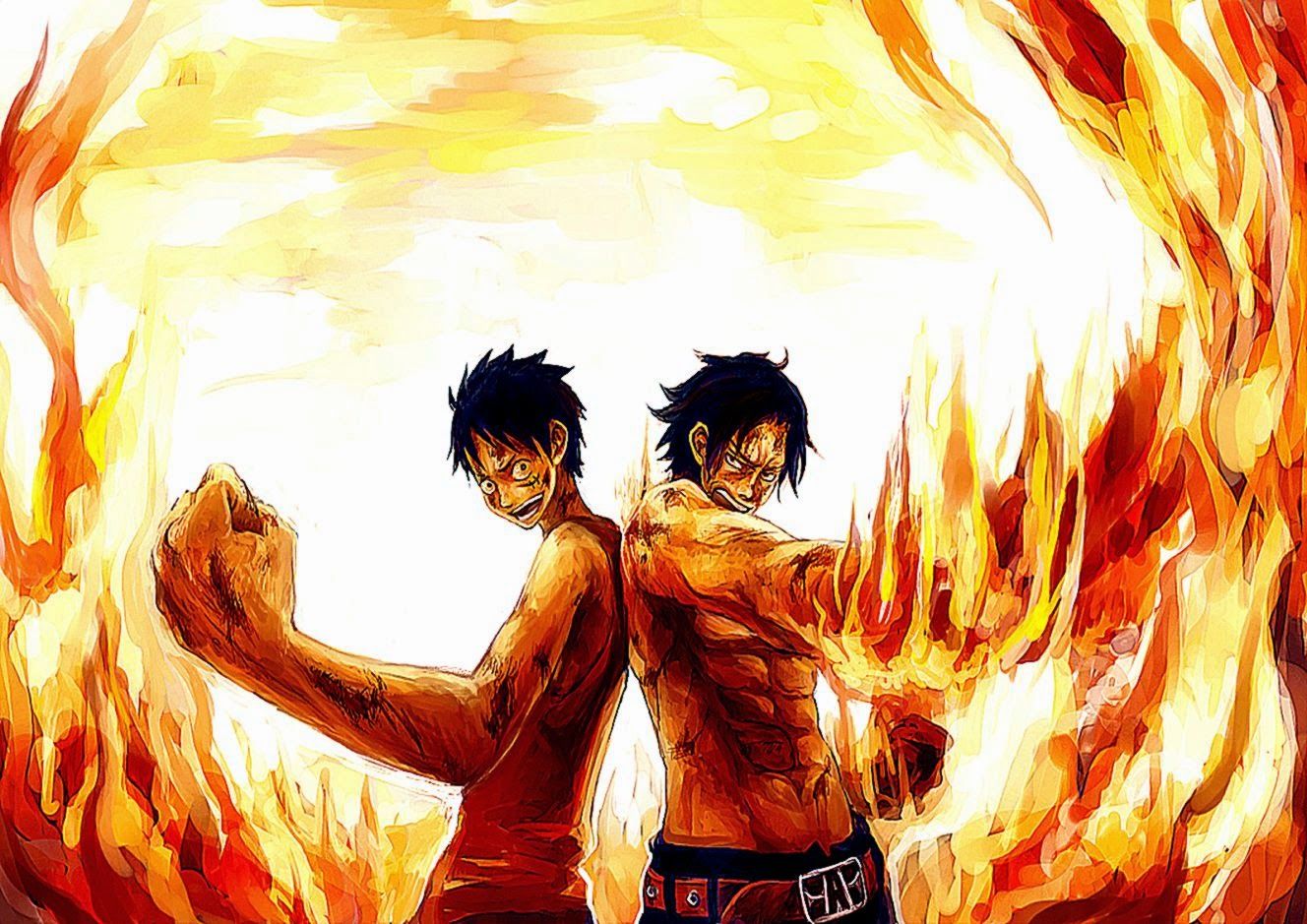 Ace And Luffy HD Wallpaper