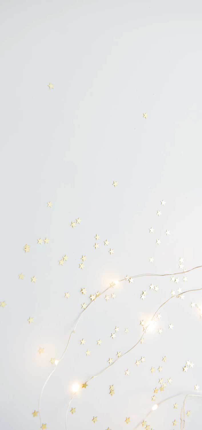 Winter , Christmas, stars, fairy lights Wallpaper