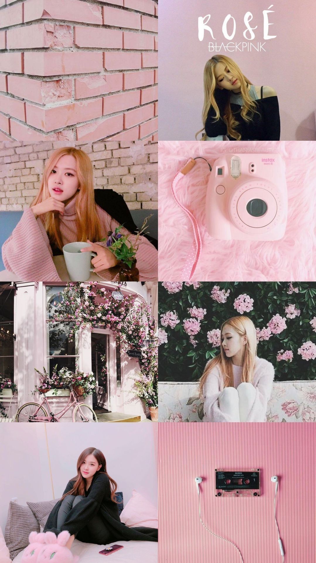 KPOP Aesthetic Collage (REQUESTS CLOSED) Rose Pink Aesthetic. Blackpink rose, Blackpink photo, Pink aesthetic