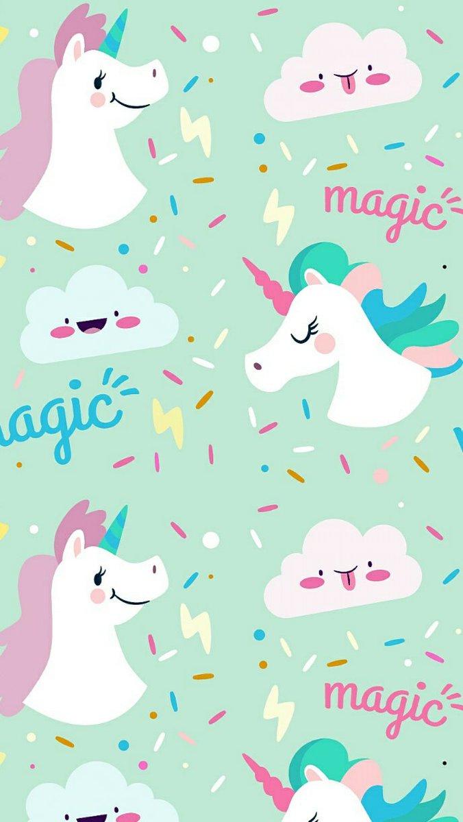 Cute Cartoon Wallpaper Unicorn