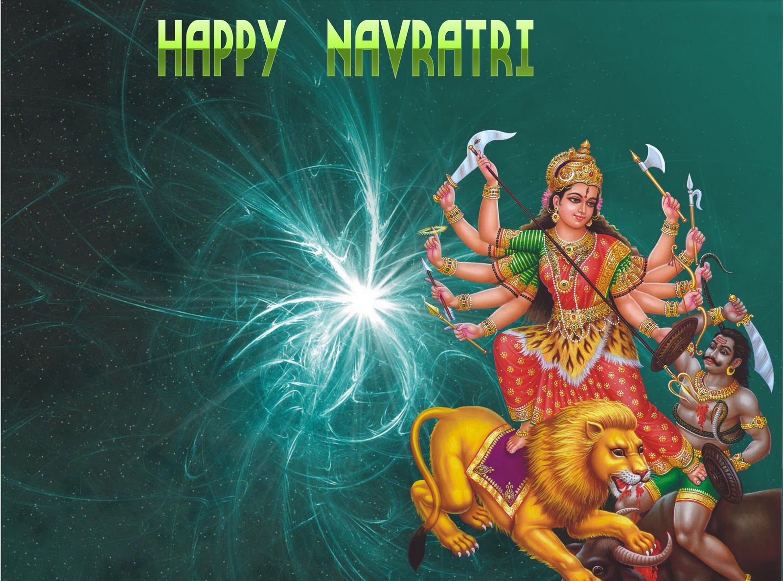 Angry Durga Ma Navratri Wallpaper Free Desktop Wallpaper & Background Download