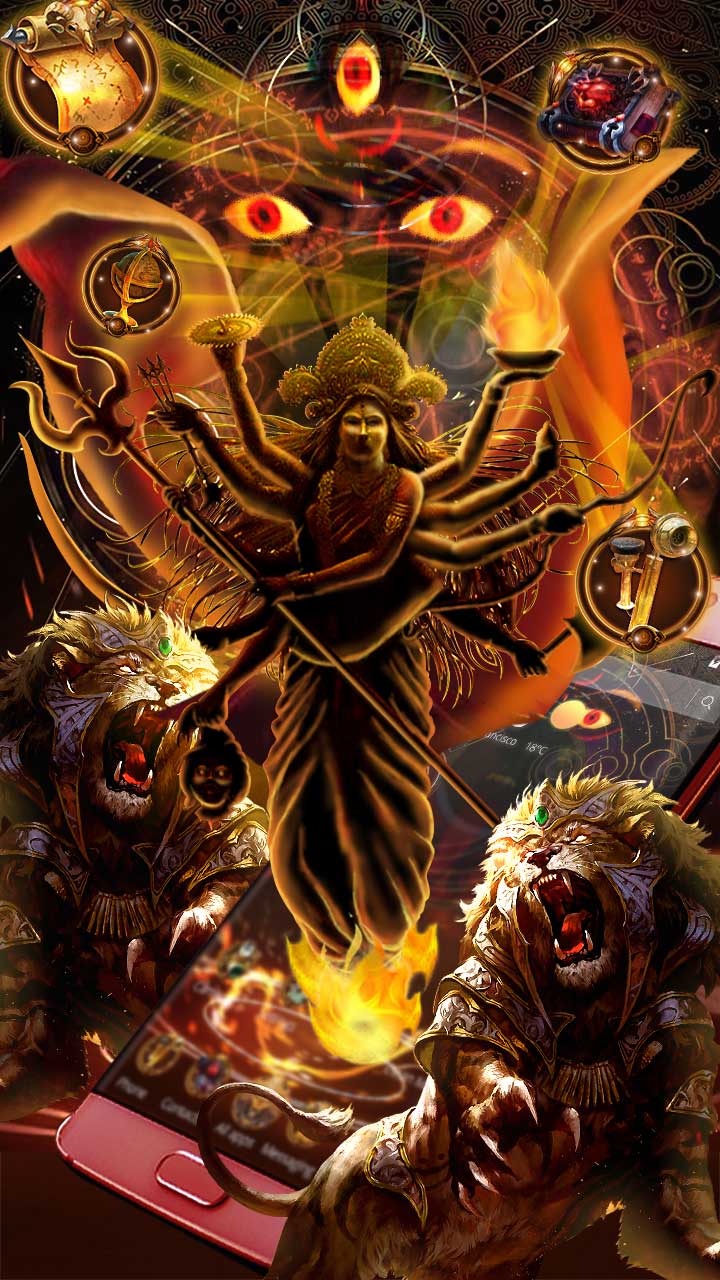 Goddess Durga 3D Gravity Theme: Appstore for Android