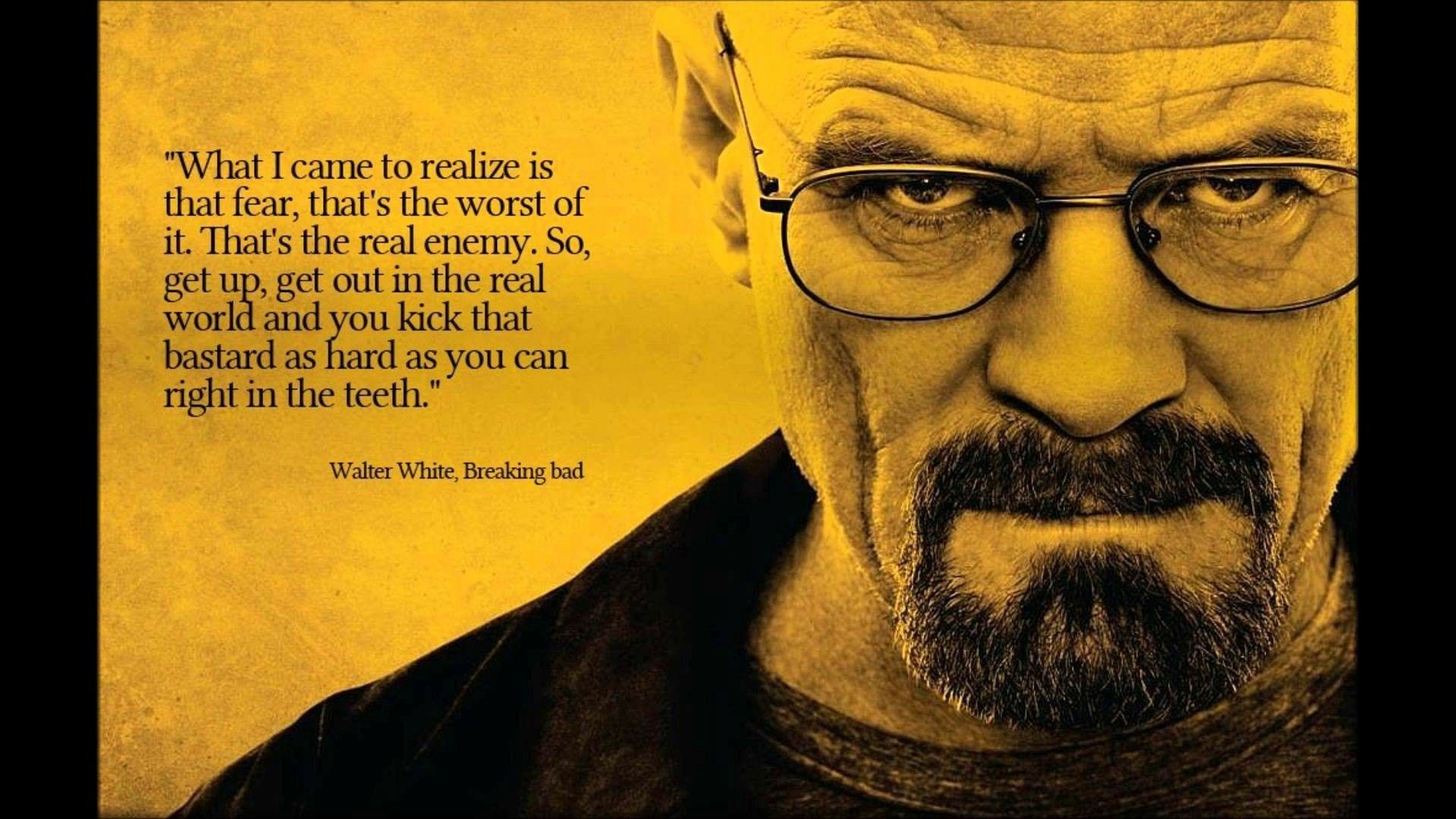 Walter White Fear quote. Breaking bad, Walter white quotes, Bad quotes