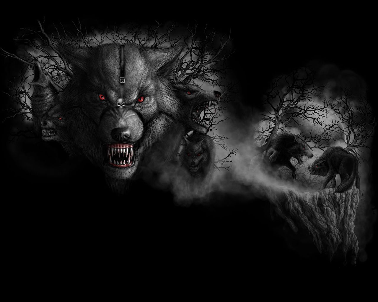 Creepy Dogs Wallpapers - Wallpaper Cave