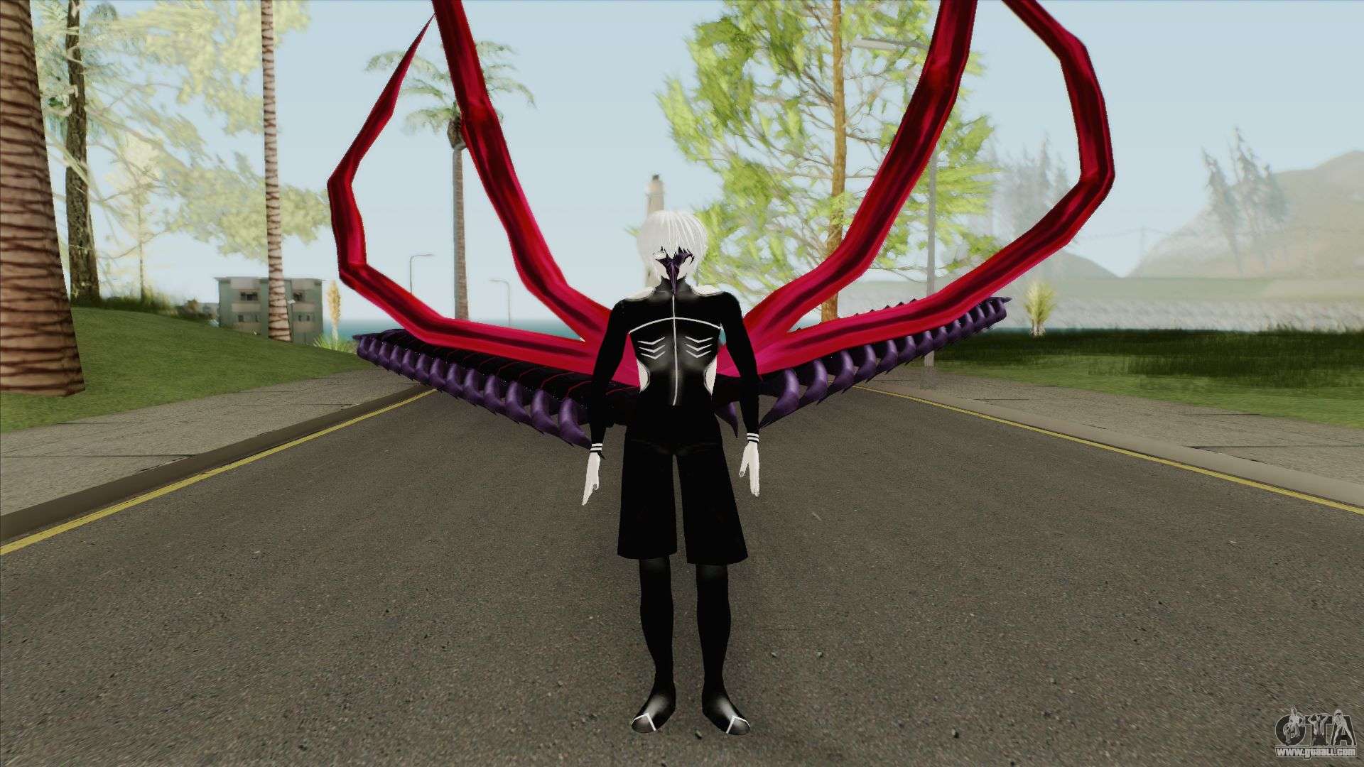 Kaneki Kakuja Skin (Tokyo Ghoul) for GTA San Andreas
