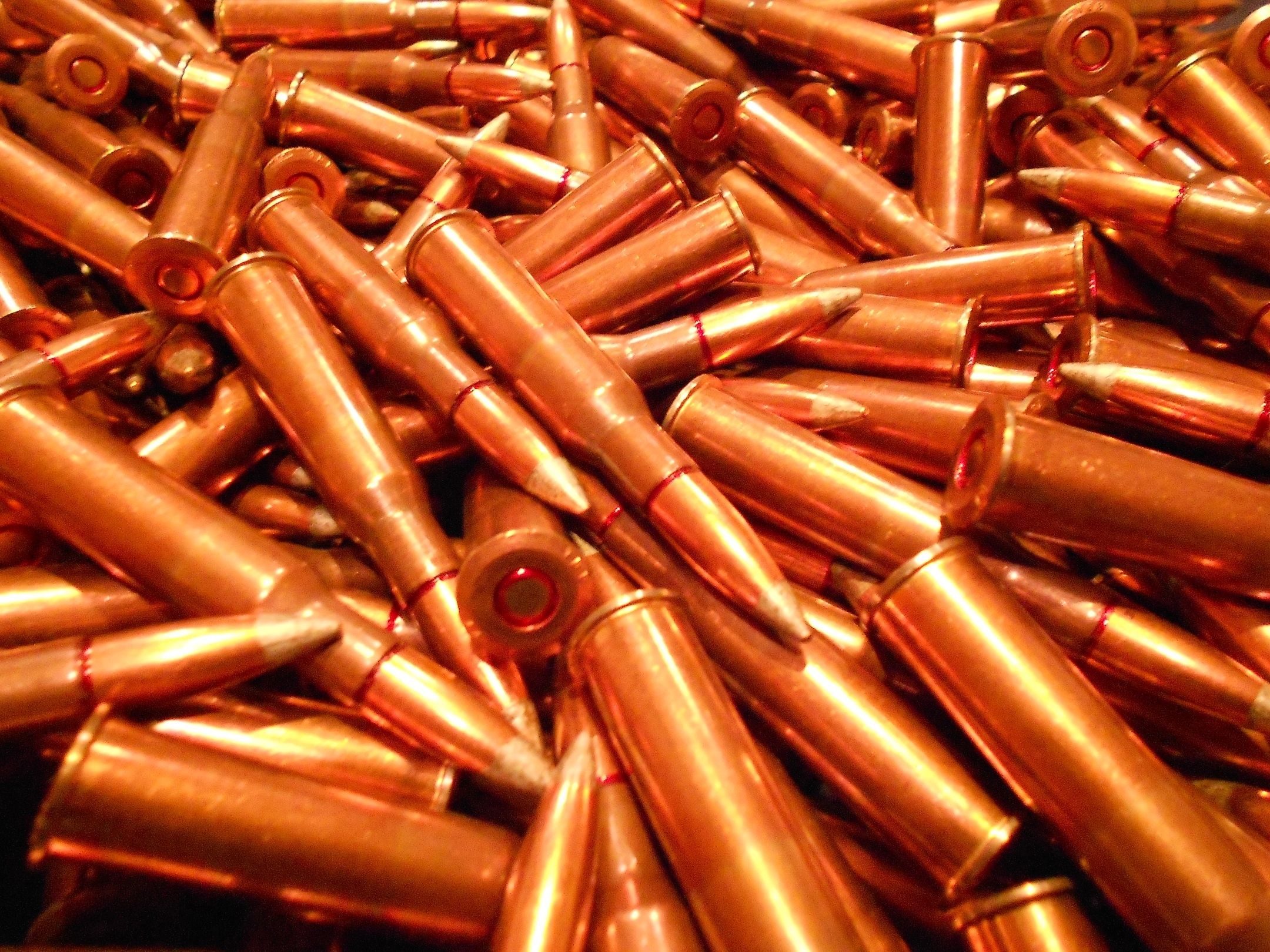Full Metal Jacket Ammunition Bullets Rifle Cartridges HD Wallpaper