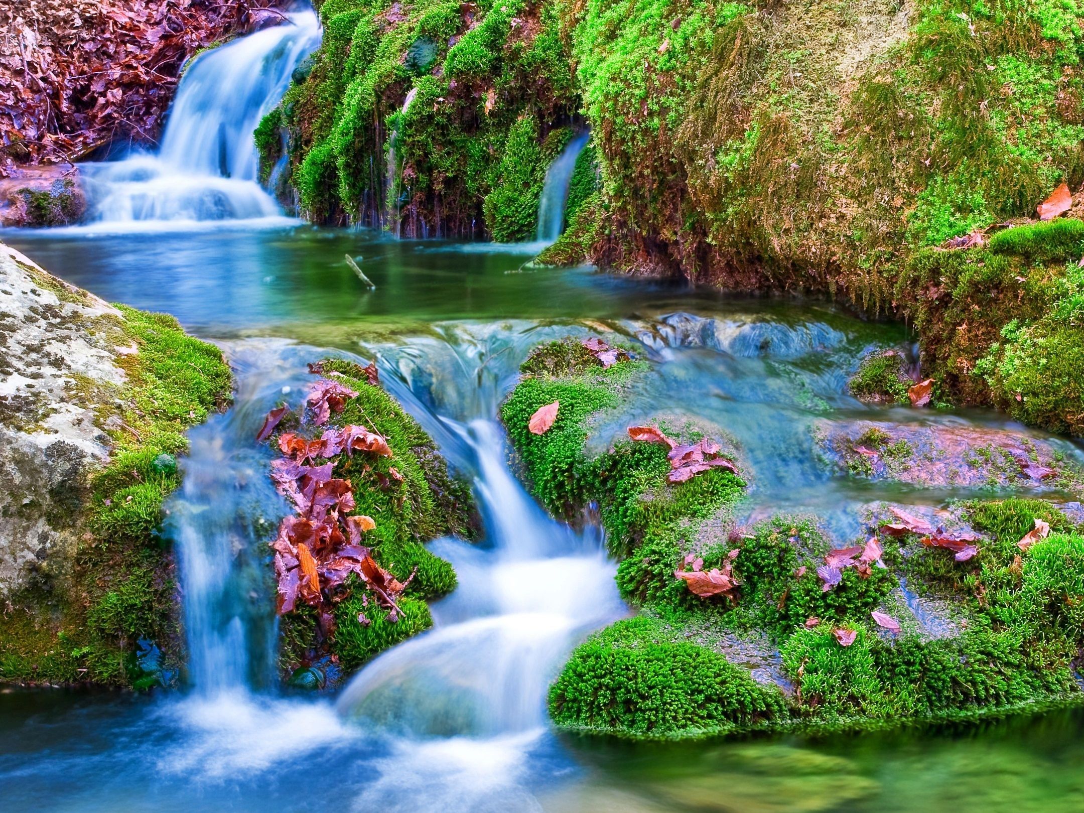 Spring Waterfall Wallpaper Waterfall