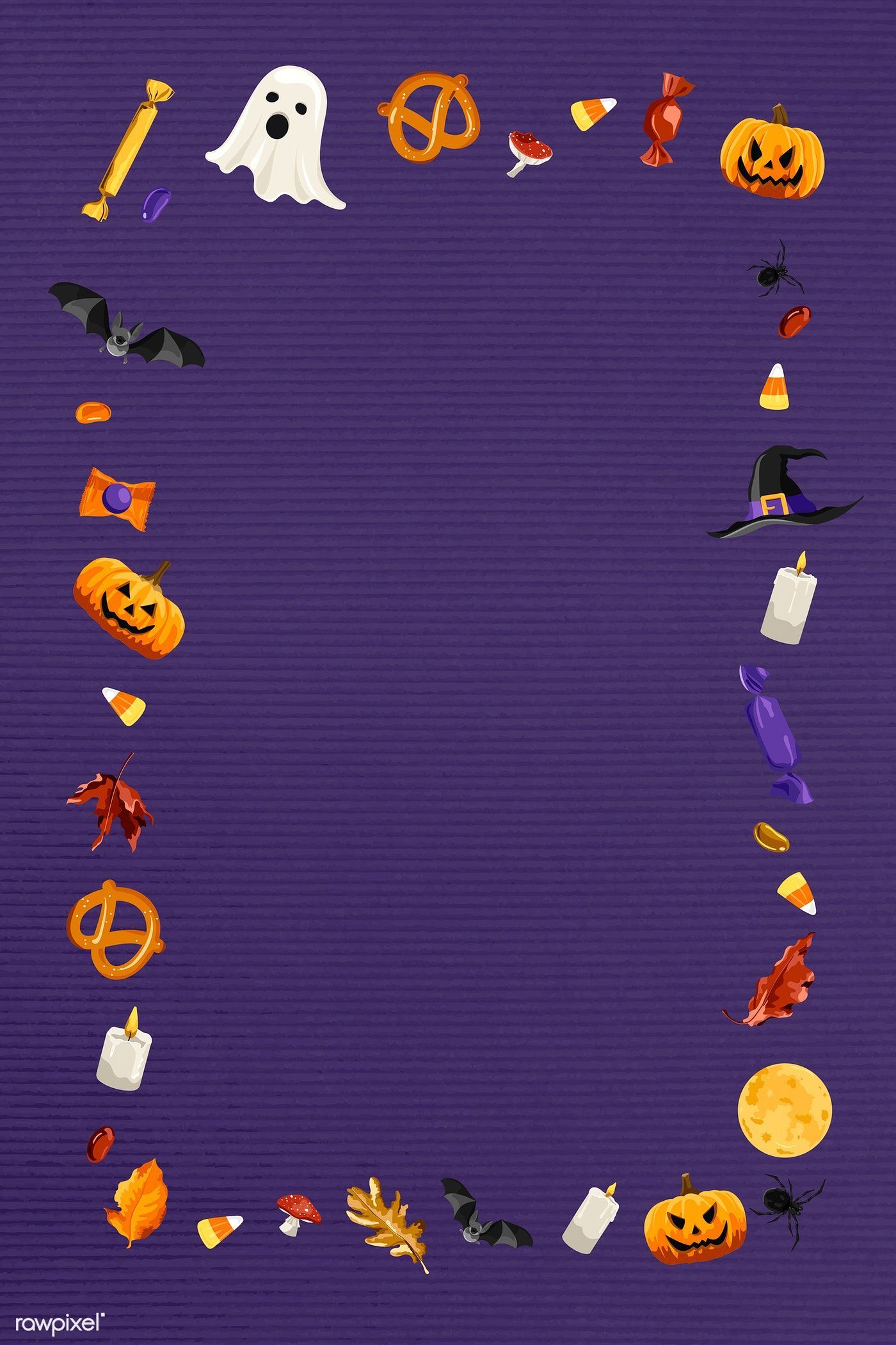 Orange And Purple Halloween Wallpapers Wallpaper Cave