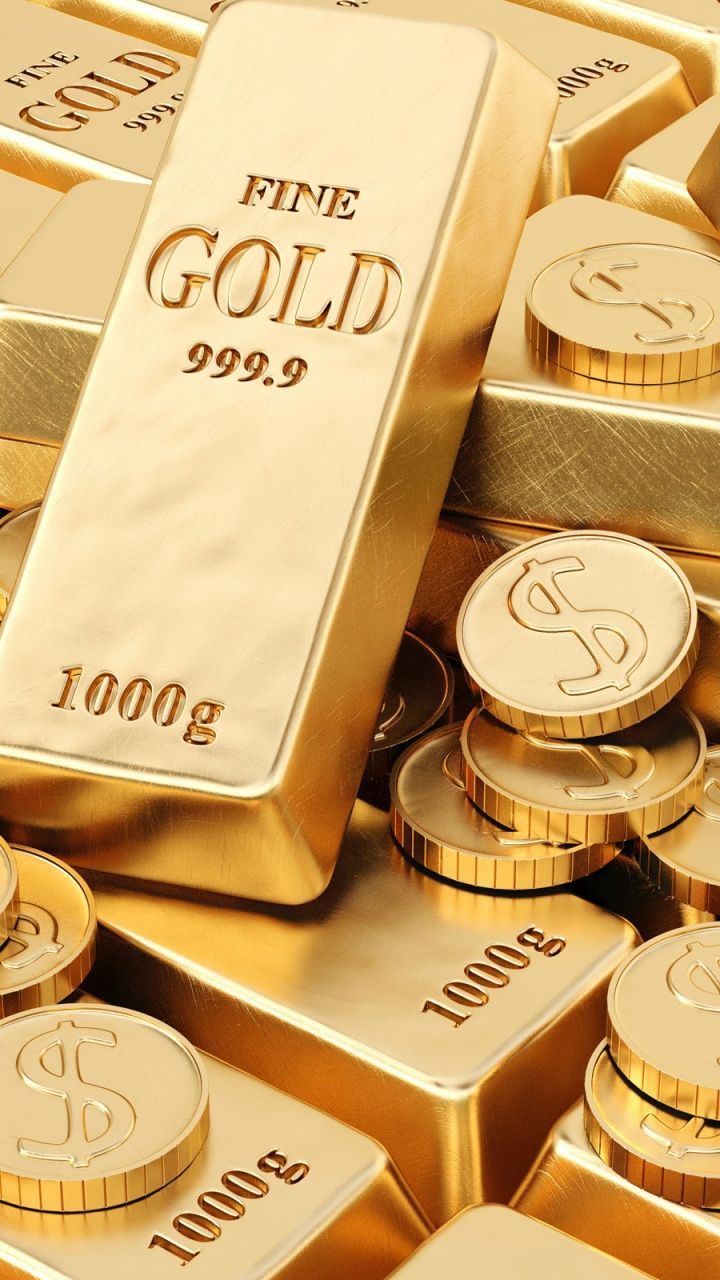 Fonds d'écran Gold Bars & Monnaies. Gold coin wallpaper, Gold bullion bars, Gold money