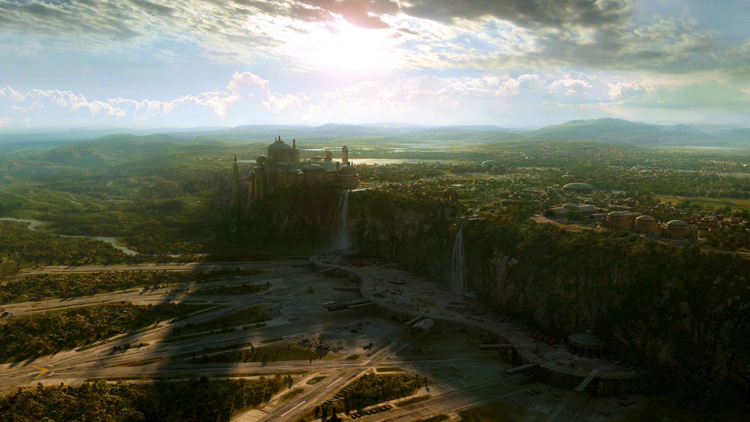 Naboo Wallpaper. Naboo Wallpaper, Attack of the Clones Naboo Wallpaper and Naboo Villa Wallpaper