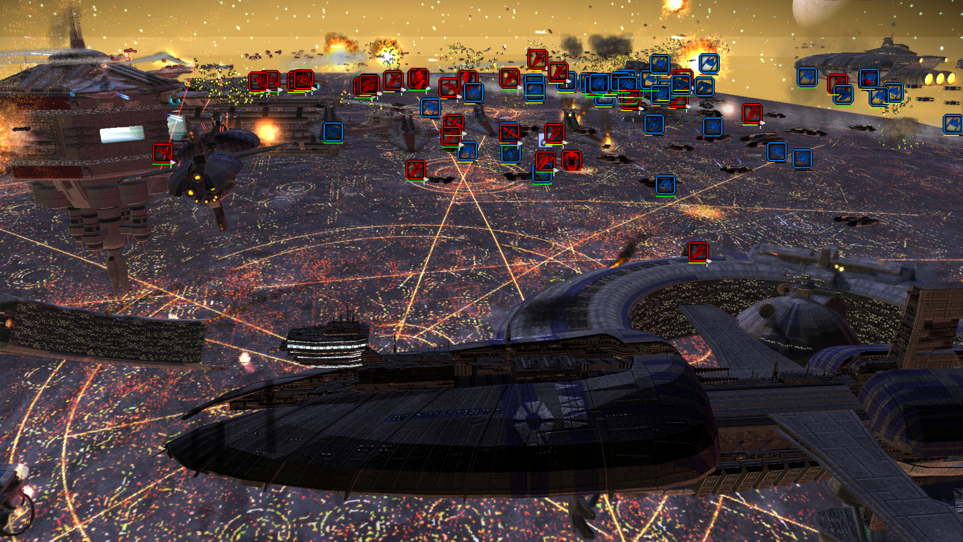Battle over Coruscant image at War mod for Star Wars: Empire at War: Forces of Corruption