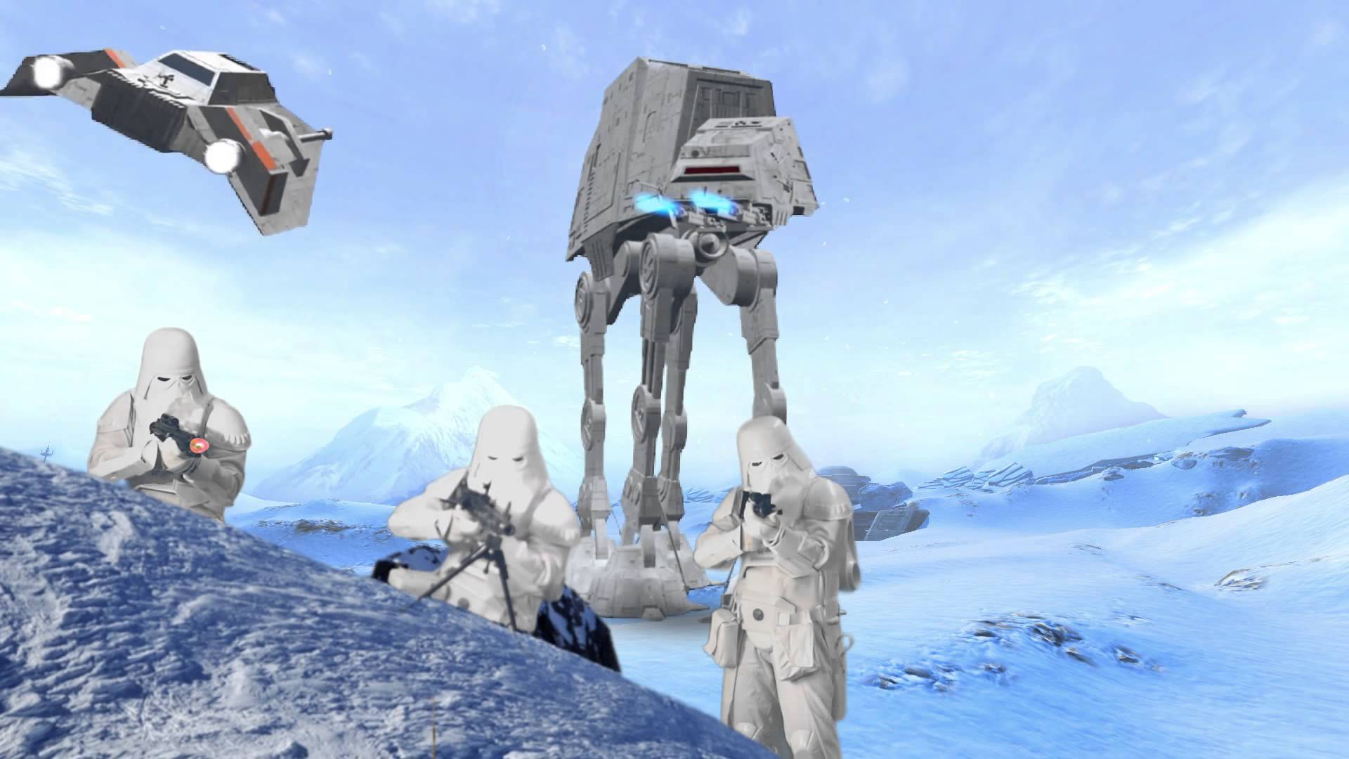 Battle of Hoth Wallpaper. Battle of Hoth Wallpaper, Battle Hoth Wallpaper and Empire Strikes Back Hoth Wallpaper