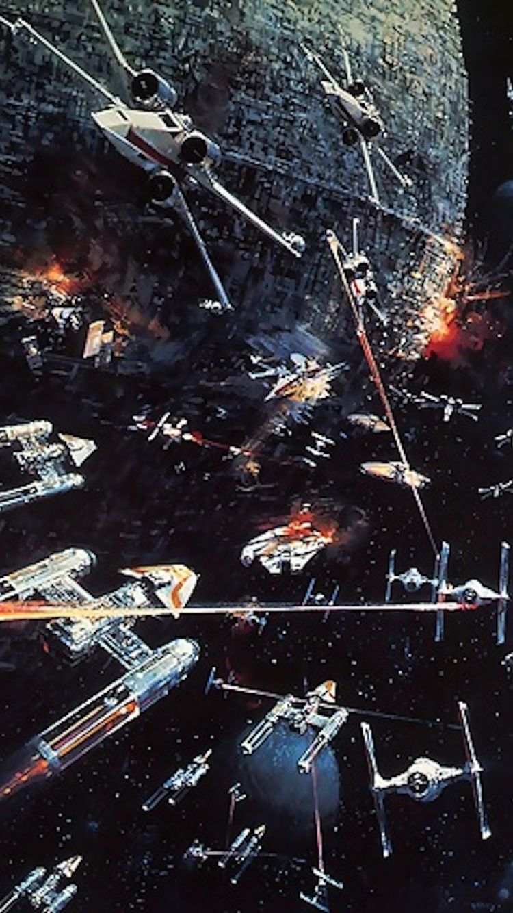 Some Hq Star Wars Phone Background Thechive Wars Battle Of Yavin Art HD Wallpaper