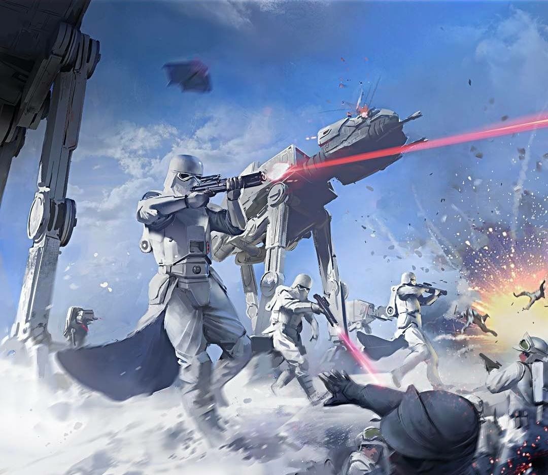 Star Wars: The Empire Strikes Back Battle of Hoth. Star wars picture, Star wars trooper, Star wars poster
