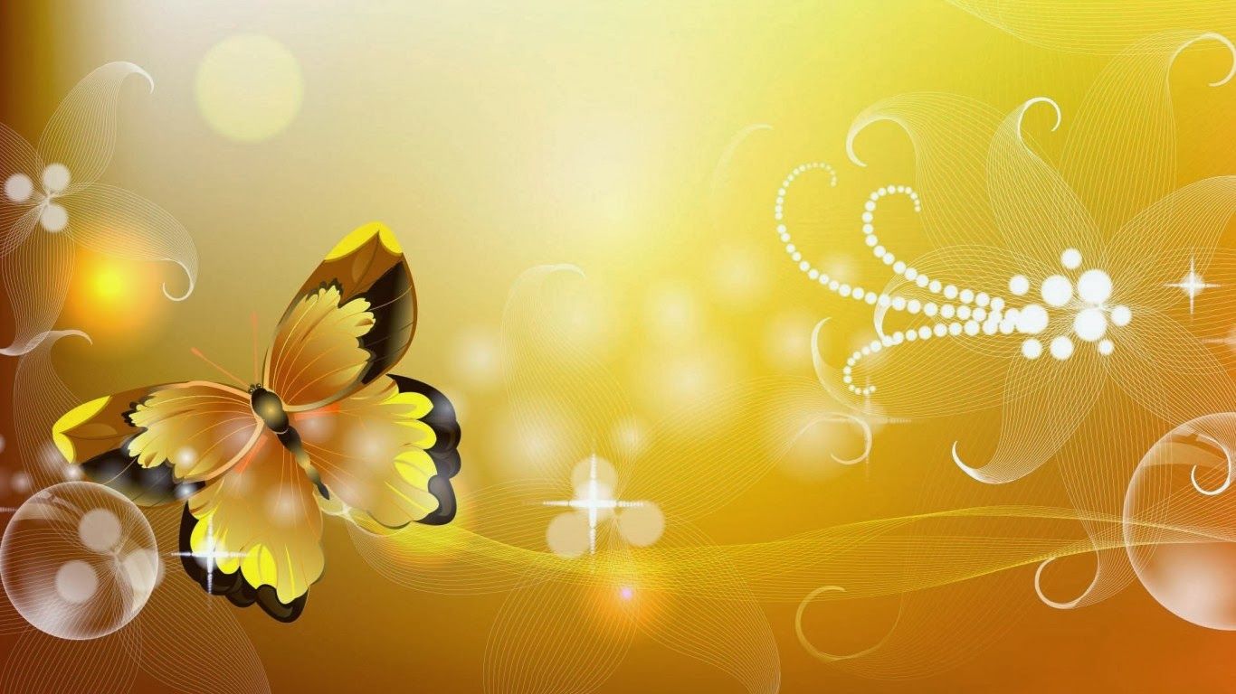 HD Butterflies: Yellow Butterfly Wallpaper HD