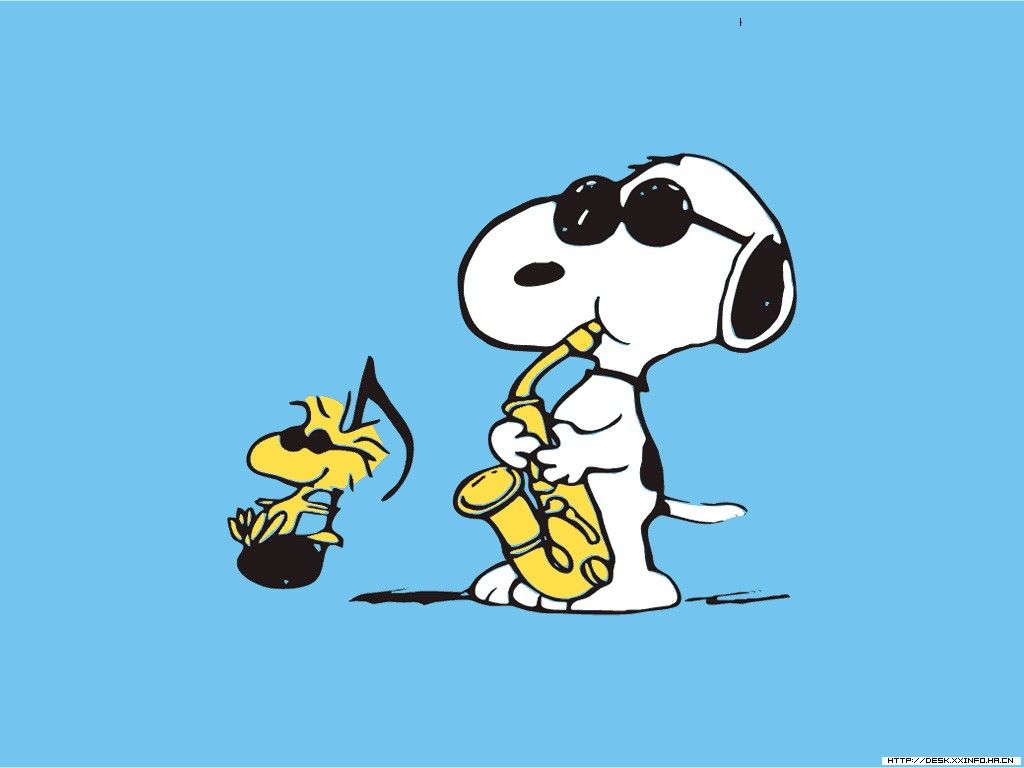 Snoopy Saxophone Wallpapers Wallpaper Cave