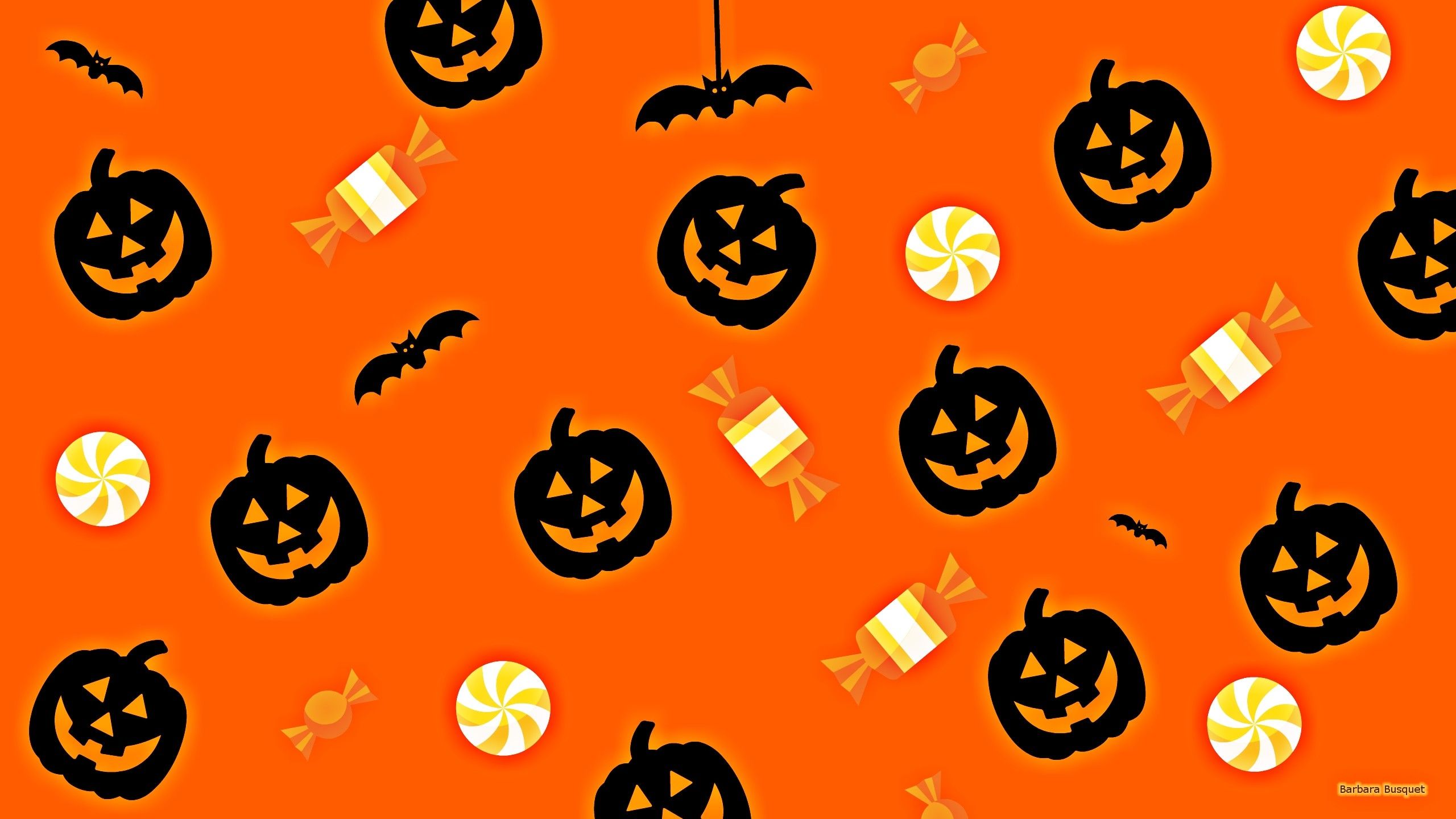 Halloween Pattern Wallpaper Free