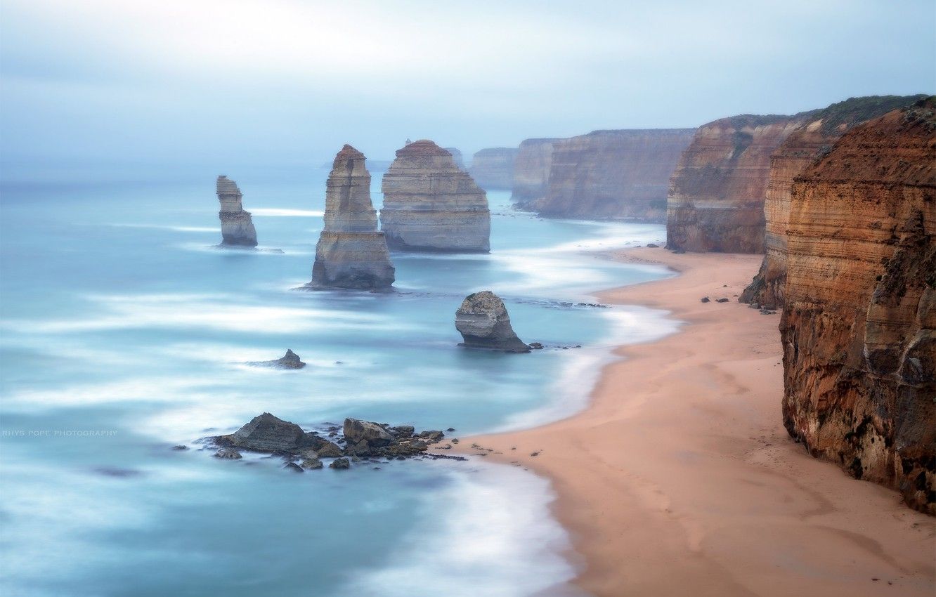 Wallpaper nature, Victoria, Great Ocean Road, AUSTRALIA, 12 Apostles image for desktop, section пейзажи