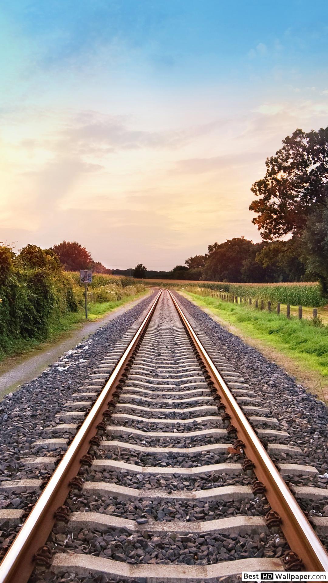 Train Tracks Going Into The Distance Wallpaper & Background Download