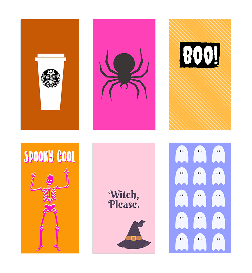 Super Cute Halloween Phone Background