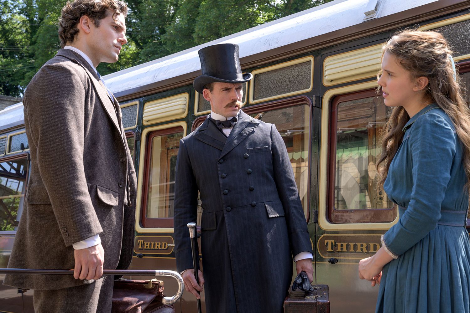 Enola Holmes Image: Netflix Movie Stars Millie Bobby Brown, Heny Cavill