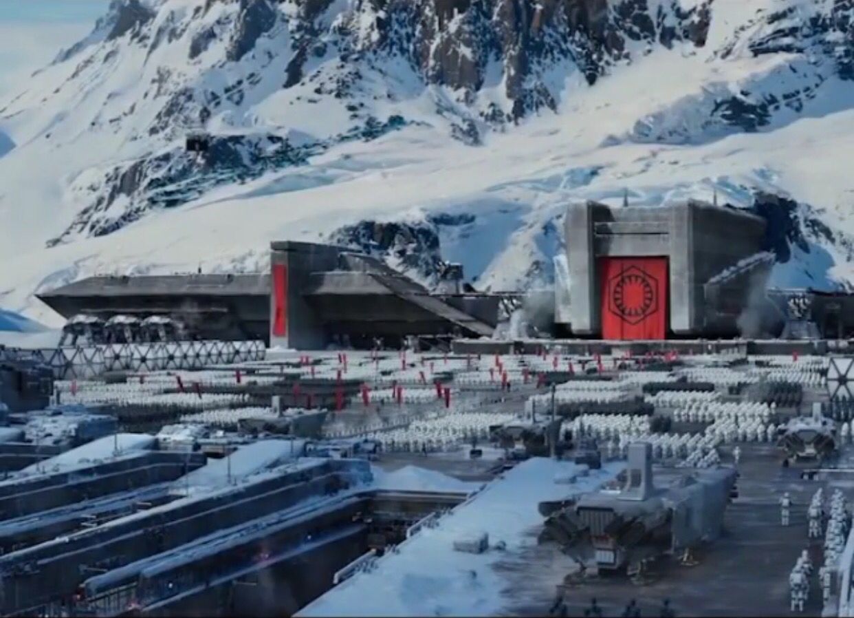 First Order Station on Starkiller Base. Star wars anakin, Star wars facts, Star wars universe