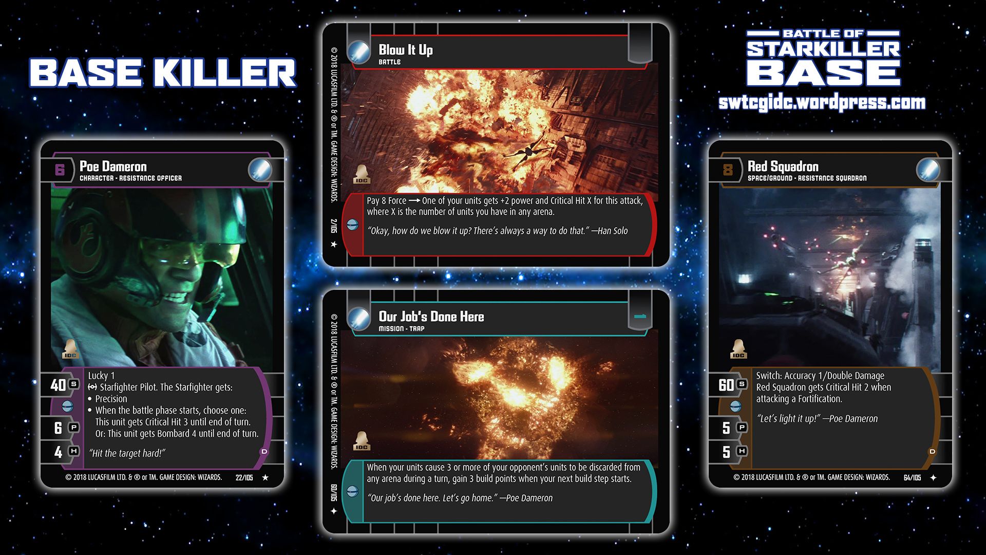 Battle of Starkiller Base. Star Wars Trading Card Game: Independent Development Committee