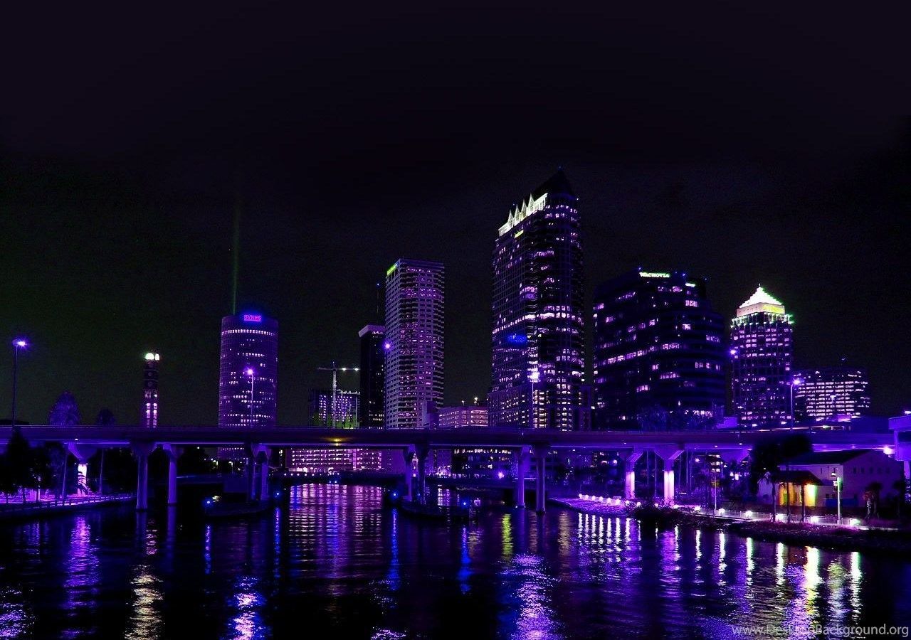 City Nights Wallpaper Free HD Background Image Picture Desktop Background