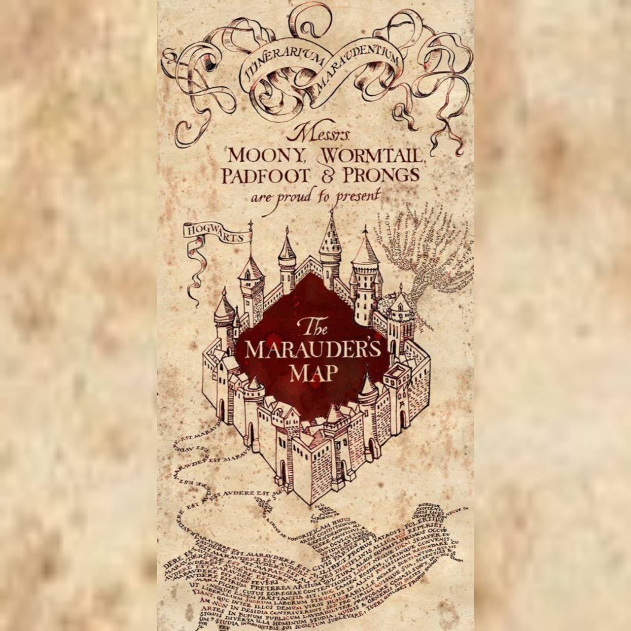 Harry Potter Map Wallpapers Wallpaper Cave
