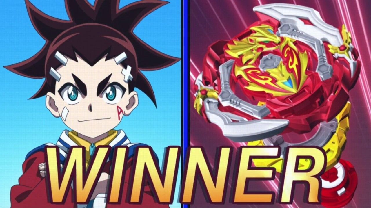 Aiga and Union Achilles on its speed mode. Beyblade characters, Anime, Beyblade burst