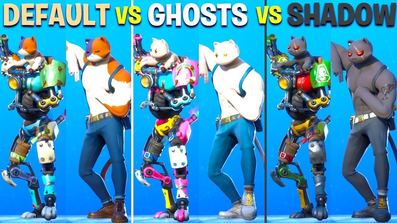 Ghost vs Shadow in Fortnite Dance Battle Kit, Meowscles, Wildcard, Beac. Star wars image, Cute baby animals, Shadow