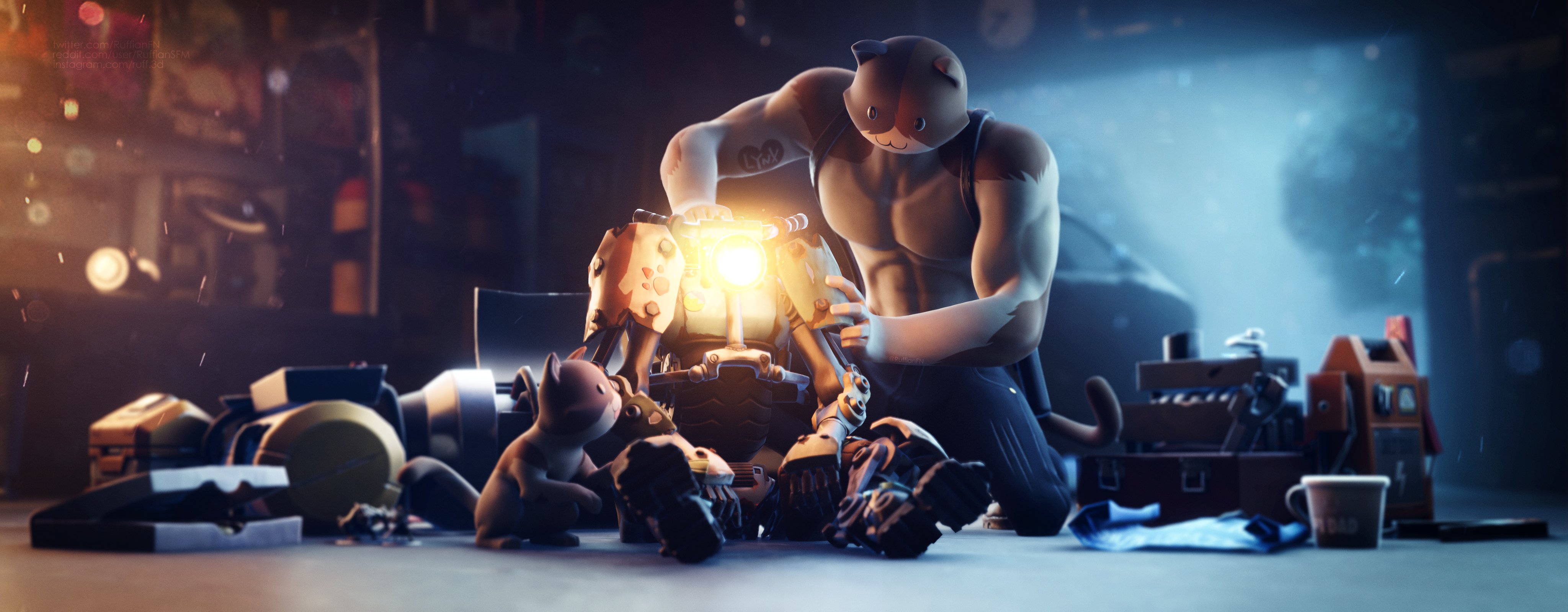 Art Father and Son Bonding