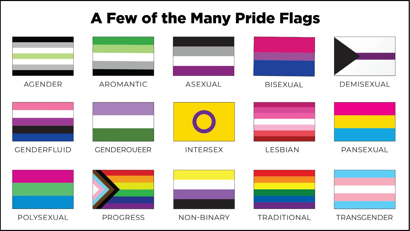 Show Your True Colors. Pride Flag Meanings