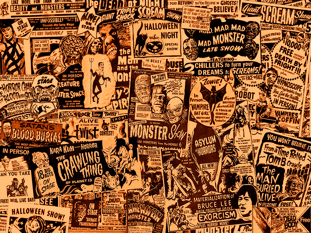 Spooky Laboratory: Spookshow Wallpaper. Halloween wallpaper, Classic monsters, Wallpaper