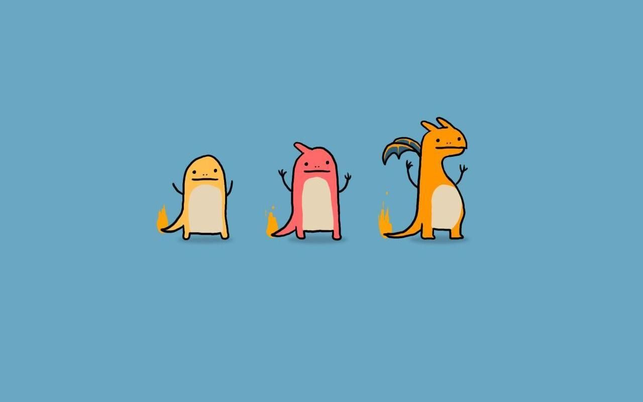 Pokemon chibi Charmeleon Charizard Charmander / Wallbase.cc. Cute pokemon wallpaper, HD pokemon wallpaper, Chibi wallpaper