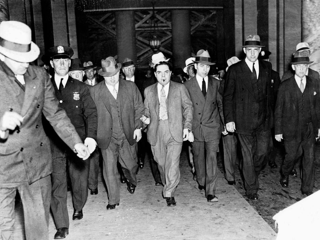 Vintage Picture Of The Italian American Mob